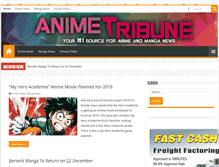 Tablet Screenshot of animefeeds.com